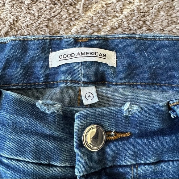 NWOT Good American Good Legs Frayed Hem Skinny Jeans 18 - Picture 8 of 13